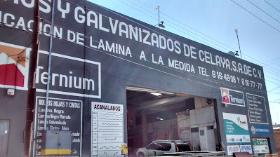 Aceros y Galvanizados de Celaya S. A de C. V. en Celaya