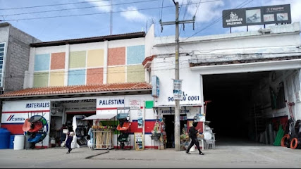 Materiales Palestina en San Cristóbal de las Casas