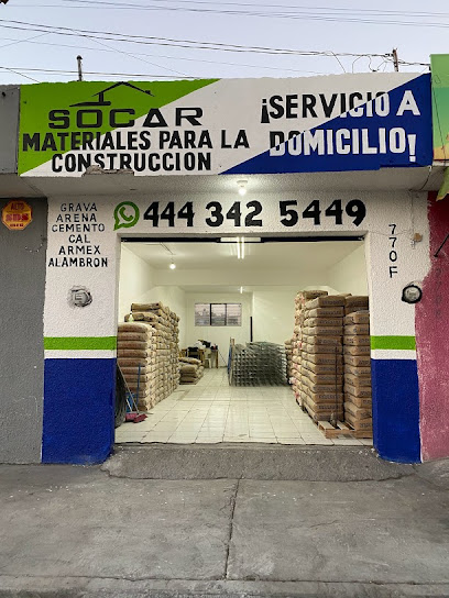 Materiales para Construcción Socar en Soledad de Graciano Sánchez
