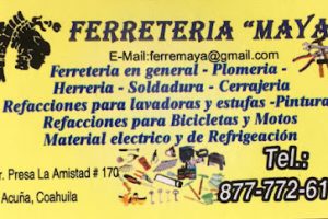 Ferretería Maya en Acuña